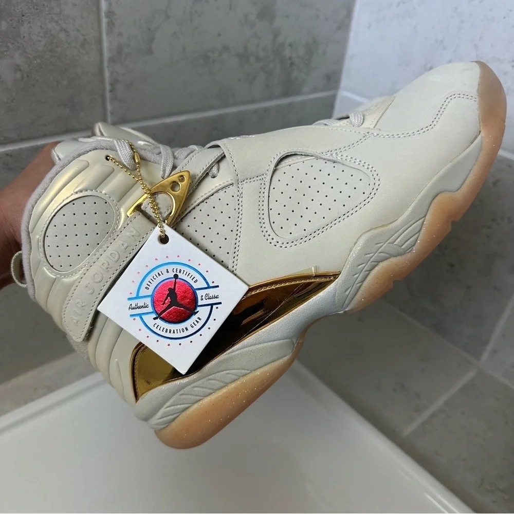 Jordan 8 Retro Champagne Sneaker Size 11.5 Men